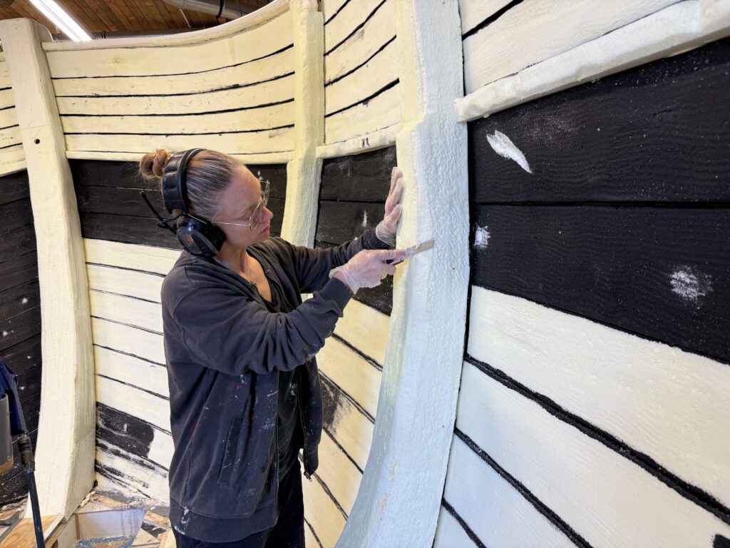 Skeppsvrak dekor frigolit